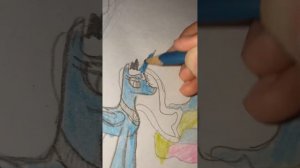Рисую Селестию и луну и их злые версии.