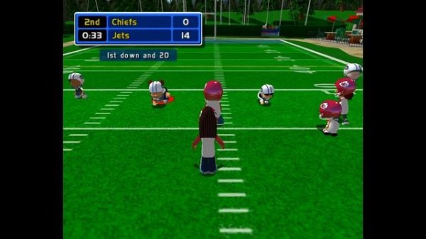 Backyard Football GameCube Gameplay 16 (Single Game 10)
