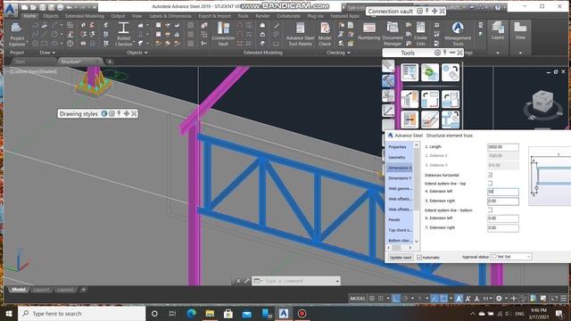 How to create Truss in Advance Steel смотреть онлайн