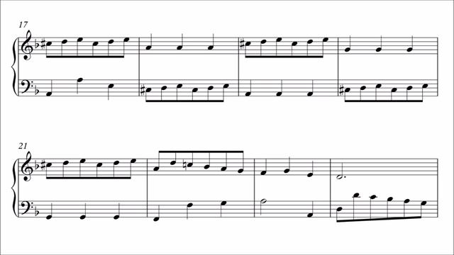 Bach: Minuet in F Major, BWV Anh. 113 (Urtext Edition) смотреть онлайн