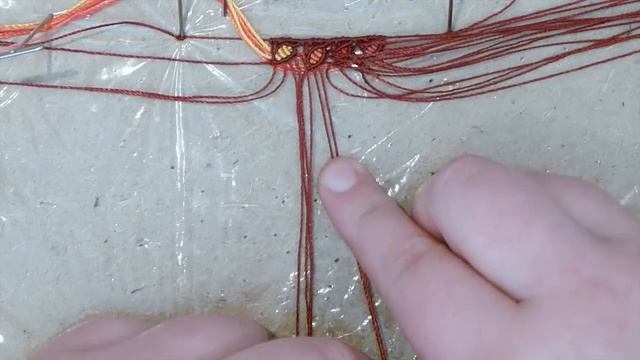 Micro macrame coloured leaves technique смотреть онлайн