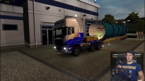 ФУРА УЛЕТЕЛА С ДОРОГИ EURO TRUCK + РУЛЬ LOGITECH DRIVING FORCE GT