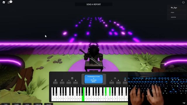 Alan Walker ON my way (Roblox Piano) смотреть онлайн