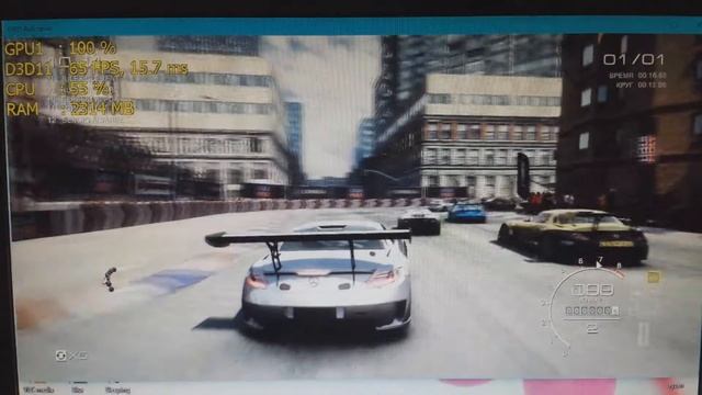 Grid Autosport on Amd A8 7650K with integrated graphics смотреть онлайн