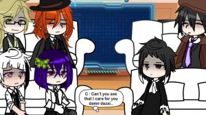 Bungou Stray Dogs react to Dazai as Scaramouche || BSD x GI || 1/? || ANGST ?