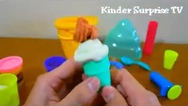 Play Doh Ice Cream Cone Container Craft Kit Sweet Shoppe Playset by Hasbro Toys! 1 смотреть онлайн