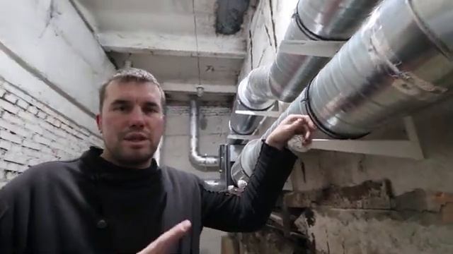Монтаж вентиляции в токарном цеху. Обслуживающая компания г. Москвы (Меркатор). смотреть онлайн