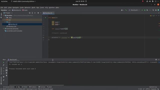Tutorial Kotlin 16: Residuo en Kotlin смотреть онлайн