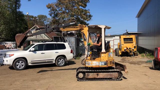 Экскаватор Mitsubishi MXR35 стрела робот смотреть онлайн