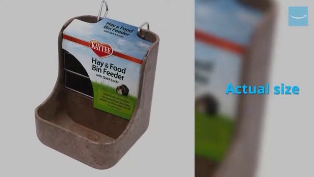 Kaytee Hay n Food Bin Feeder with Quick Locks смотреть онлайн
