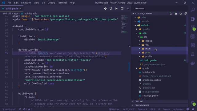 Flutter Flavors - Part 2 - (Advance Flutter Tutorials) - Separating Build Environment in Flutter смотреть онлайн