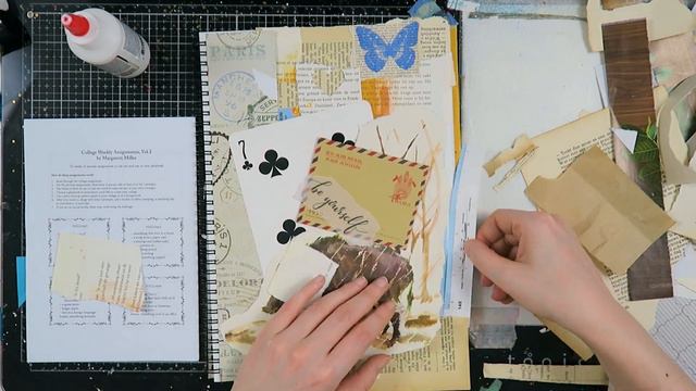 Glue Book collage | #cwplanner2022 | Week 1 - 4 смотреть онлайн