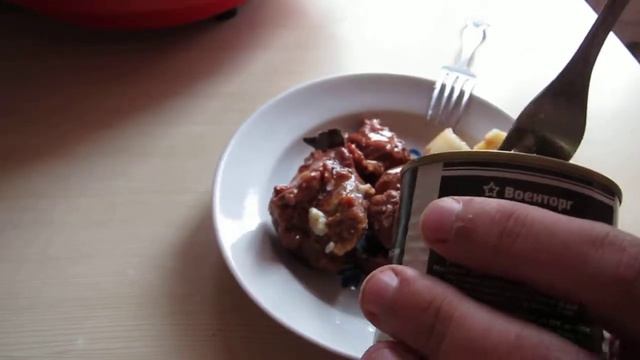 обзор на Армейскую тушёнку