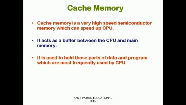 Computer Memory - Part - 4 - Serial Access Memory - Direct Access Memory - Cache Memory смотреть онлайн