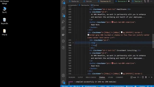 Modern Business Responsive Animation Website |Nextjs TailwindCSS Framer-Motion GSAP|Part-6| Service смотреть онлайн