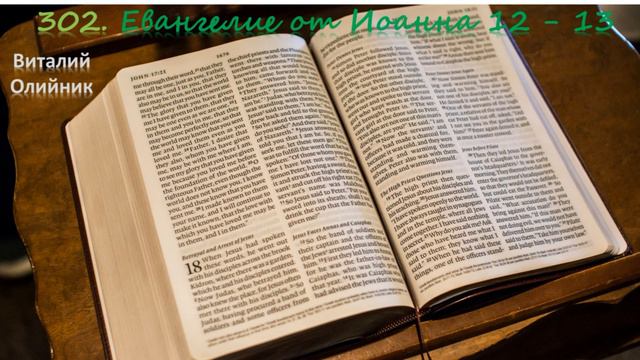 302. Евангелие от Иоанна 12 - 13 смотреть онлайн