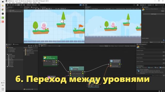 Уроки Bolt на русском - Введение, Создание 2D платформера на Unity смотреть онлайн