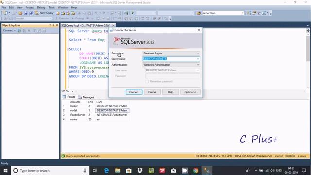 Check Number of Connections on Database | Sql Server смотреть онлайн