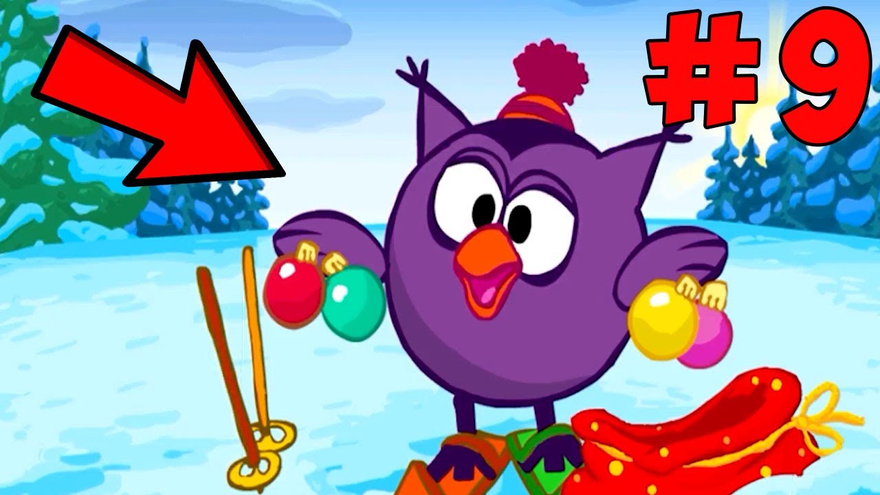 Новый год со Смешариками. 9 серия игры Смешарики на канале BabyMax. Прохождение игры для детей. смотреть онлайн