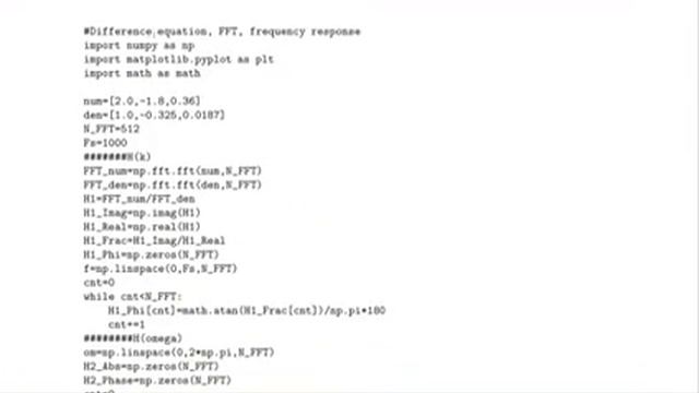 Digital Signal Processing Using Python: Chapter 3: Part2 смотреть онлайн