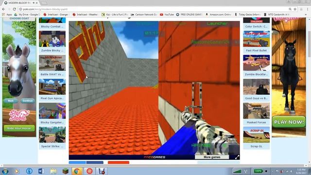 Gage broke the Game!| MODERN BLOCKY PAINT w/ Gage смотреть онлайн
