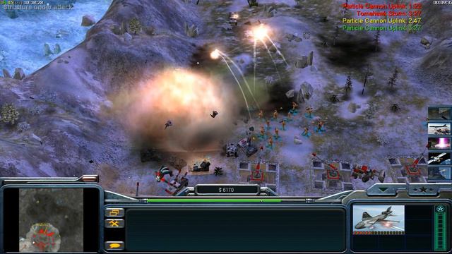 USA Super vs 2 USA Air Force | Mod GENERALS CONTINUE 3.02 | C&C Generals Zero Hour смотреть онлайн