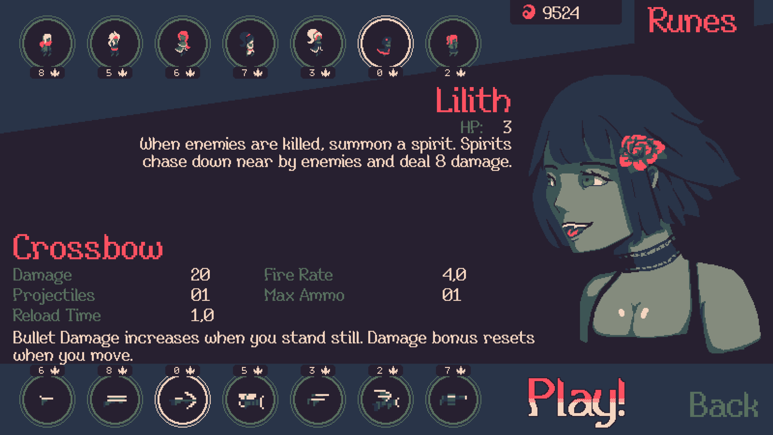 Lilith + Crossbow - 20 Minutes Till Dawn