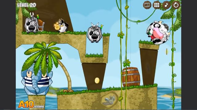 Games for Boys and Girls Playing Snoring 3 Treasure Island Pirate Puzzle Kids Games смотреть онлайн