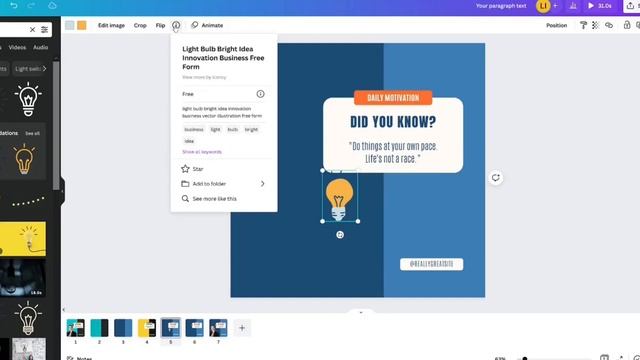Recreating a Canva Pro Template for Free смотреть онлайн