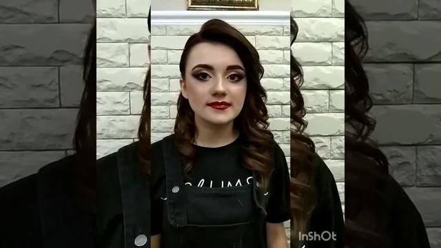 Вечерний макияж и укладка! До и после смотреть онлайн