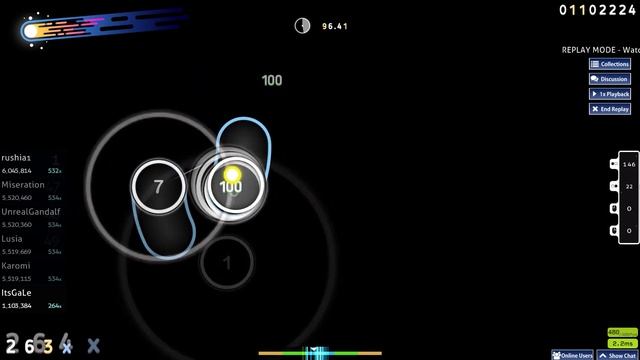 [osu! | Gale] Black Rover FC 6⭐ (232pp) смотреть онлайн