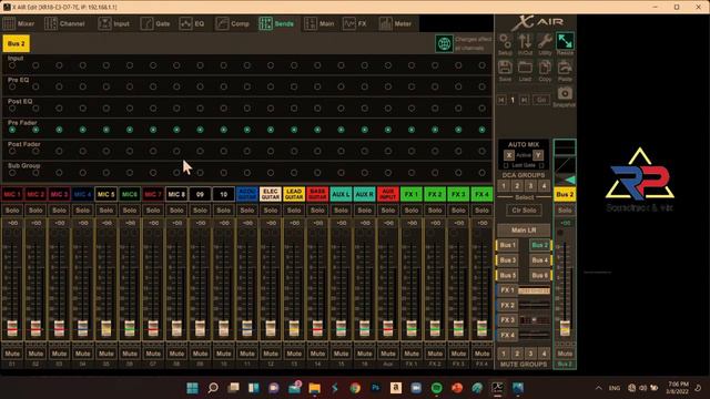 DIGITAL MIXER BEHRINGER XR18 , MIDAS MR18 HOW TO SET AUX OUT LINk смотреть онлайн