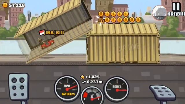 ?JEEP in City 10011m Adventure Gameplay-Hill Climb Racing2 смотреть онлайн