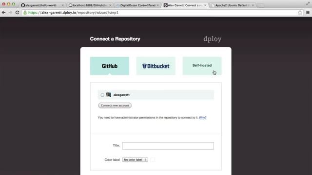Deploying From GitHub to Server смотреть онлайн