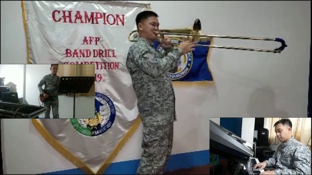 Because you love me:trombone solo A1C Marvin M Ortiz PAF смотреть онлайн