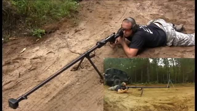 PTRD 41 Anti tank rifle смотреть онлайн