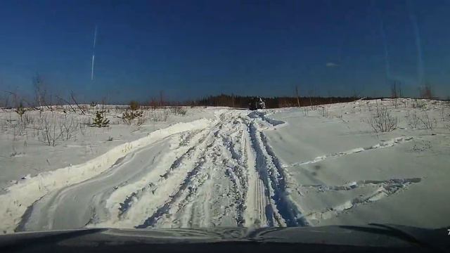 Паджеро против паджеро. Скребем пузом. Рубилово на снежной целине. смотреть онлайн