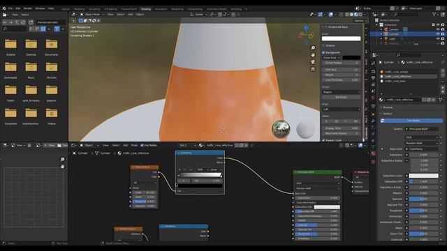 How to Model a Traffic Cone in Blender and export to Godot смотреть онлайн