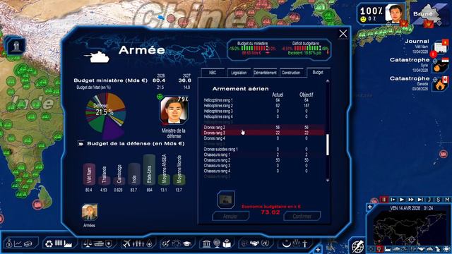 🚀 Une nouvelle puissance spatiale ! (Geopolitical Simulator 4: Power & Revolution 2023 FR) #31 смотреть онлайн