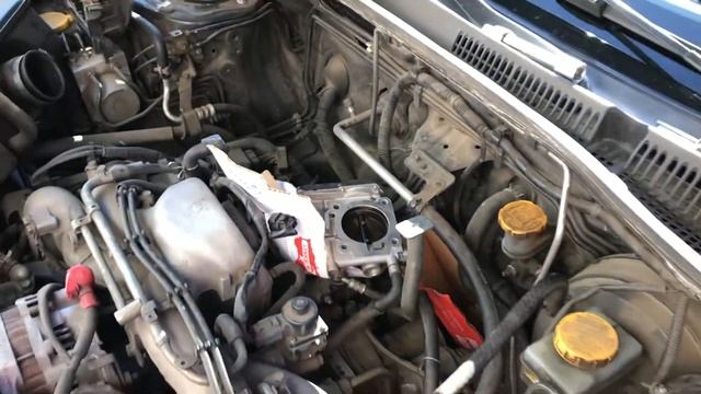 Чистка дроссельной заслонки своими руками на Subaru Legacy b4. DIY. смотреть онлайн