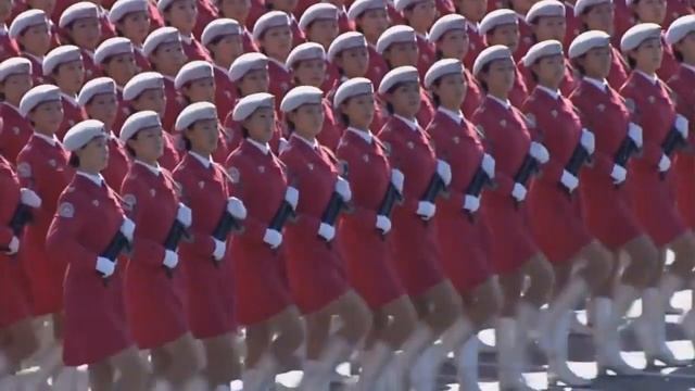 Военный парад в Китае. Женщины. Класс! Military Parade Chinese Female Sold смотреть онлайн