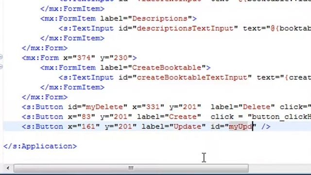 SQL Data Base in Flash Builder - in 5 lines (5 of 5) смотреть онлайн