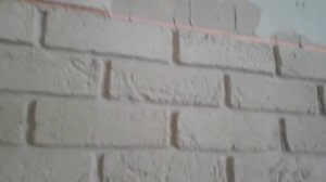 Укладка гипсовой плитки " под кирпич "