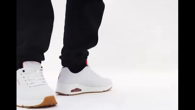 | Shuperb™ Skechers UNO STAND ON AIR Mens Trainers White смотреть онлайн