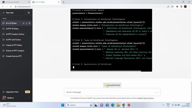PPT using ChatGPT in just few minutes смотреть онлайн