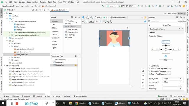 How to get Video Thumbnail from Internal Storage Android Studio смотреть онлайн