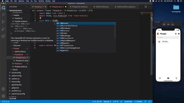 Messenger app UI with React Native Part 5 смотреть онлайн
