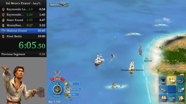 Sid Meier's Pirates! (PC) - "Any%" in 11:50 смотреть онлайн
