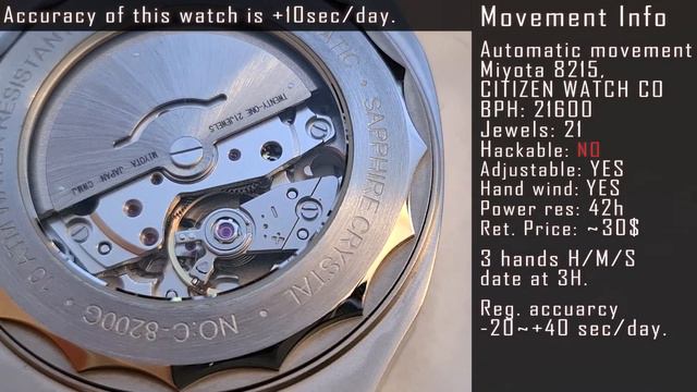 New original design Cadisen C-8200G automatic watch review #cadisen #gedmislaguna смотреть онлайн