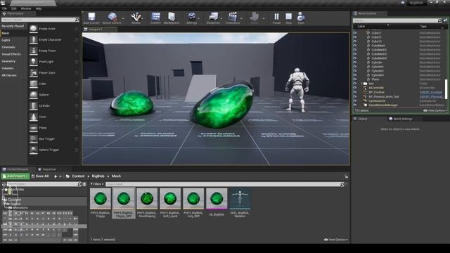 Slime to Slime collision test. UE4 смотреть онлайн